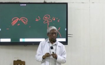 ত্রিপুরার মেডিকেল কলেজে ক্লাস নিচ্ছেন সাবেক এমপি প্রাণ গোপাল দত্ত