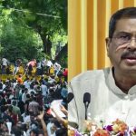 বিক্ষোভের মধ্যেও পদত্যাগ করছেন না ধর্মেন্দ্র প্রধান ভারতের শিক্ষামন্ত্রী ধর্মেন্দ্র প্রধান