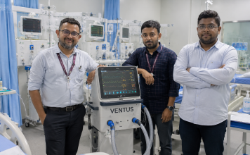 ২০ লাখের ভেন্টিলেটরের বিকল্প, এক লাখ টাকায় ‘ভেন্টাস’ তৈরি তিন বাংলাদেশির বাংলাদেশের তিন গবেষকের উদ্ভাবিত স্বল্পমূল্যের ভেন্টাস ভেন্টিলেটর
