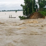 খোয়াই নদের বাঁধ ভেঙে হবিগঞ্জে বন্যা, প্লাবিত ২০ গ্রাম